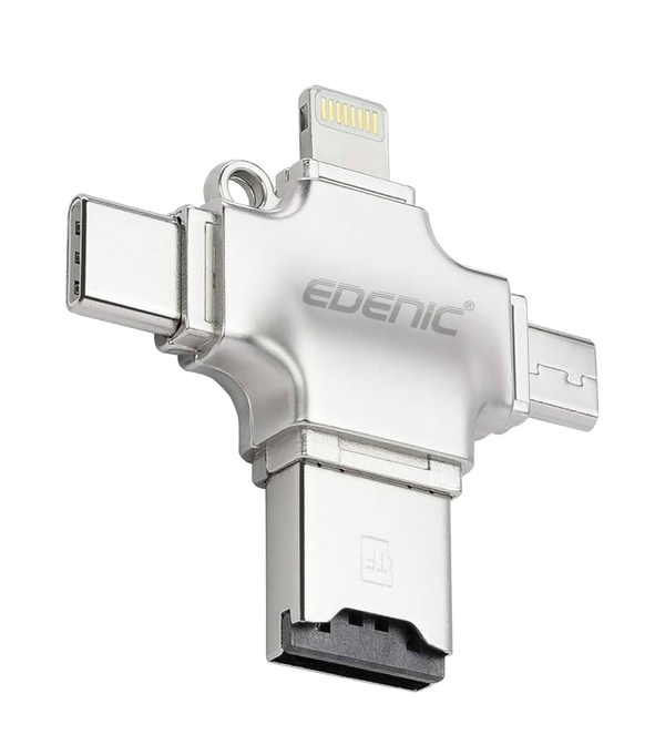 4 in 1 Micro SD Card Reader