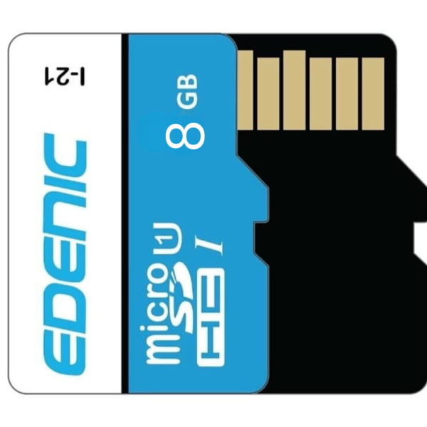 Edenic Ultra 8GB Memory Card 80MB/s